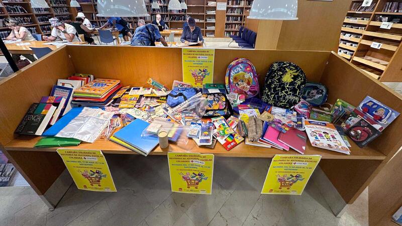 recogida material escolar